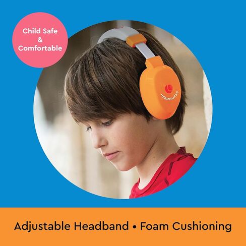 Lucid Audio HearMuffs Kids Hearing Protection Green/White (Over-the-ear Sound Protection Ear Muffs Ages 5+) in Saudi Arabia
