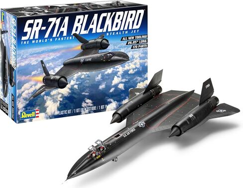 Revell 85-5720 SR-71A Blackbird 1:48 Scale 170 قطعة مهارة المستوى 5 طقم طائرة طائرة الطائرات in Saudi Arabia