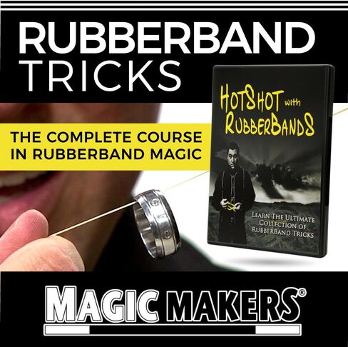 Rubber Band Magic Tricks, The Complete Course, Fully Demonstrated and Explained in Saudi Arabia