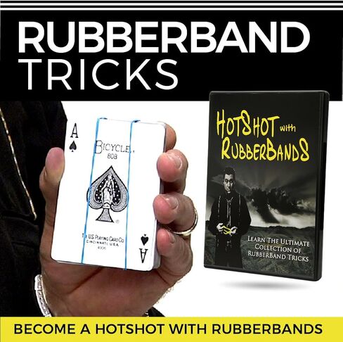 Rubber Band Magic Tricks, The Complete Course, Fully Demonstrated and Explained in Saudi Arabia