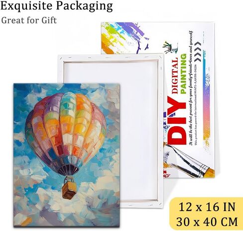Natuyalo Dragonfly Paint by Numbers Kit with Frame for Adults Beginners, Garden Flowers Adult Paint by Numbers on Canvas, Framed Acrylic Painting Art Crafts for Home Decor 12x16 Inch in Saudi Arabia