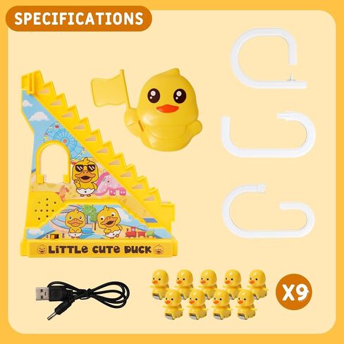 التزود بالوقود في تسلق البط مسارات Slide Slide مجموعة مع وحدة تحكم عن بُعد ، ألعاب Coaster Roller للأطفال الصغار ، الأطفال في وقت مبكر من الألعاب التعليمية مع الموسيقى ، الأغاني ، القصص in Kuwait