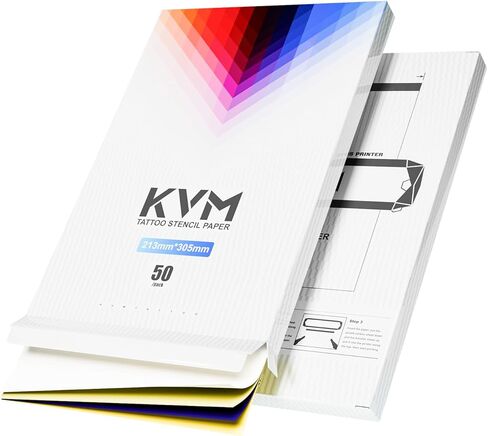 Tattoo Transfer Paper A4 Size Thermal Copier Template Paper 8.5x12 Inch x 100 Sheets in Saudi Arabia