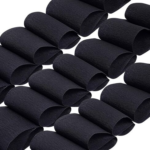 Jiebor Halloween Streamers Crepe Paper Orange and Black Streamers 492 FT 6 Rolls for Halloween Party Wedder in Saudi Arabia