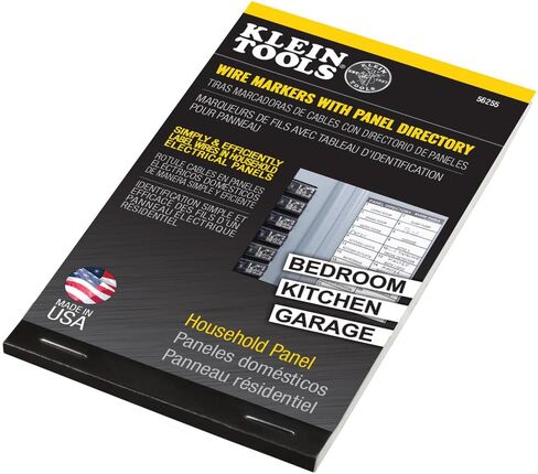 Klein Tools 56255 Wire Markers, Household Electric Panel w/Directory in Saudi Arabia