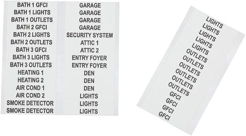Klein Tools 56255 Wire Markers, Household Electric Panel w/Directory in Saudi Arabia