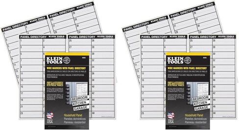 Klein Tools 56255 Wire Markers, Household Electric Panel w/Directory in Saudi Arabia