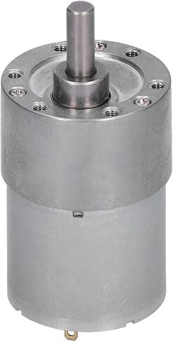 Walfront DC Gear Motor, DC 24V 250RPM Reversible High Reduction Electric Motor Centric Output Shaft 37mm for DIY Toy Robot Racing Car, Geared Motor in Saudi Arabia