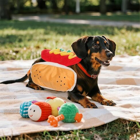 زي Hoyuwak Hot Dog Pet مضحكا طعام لطيف هو الساخن الكلب للحيوانات الأليفة Cosplay ، متوسطة in Saudi Arabia