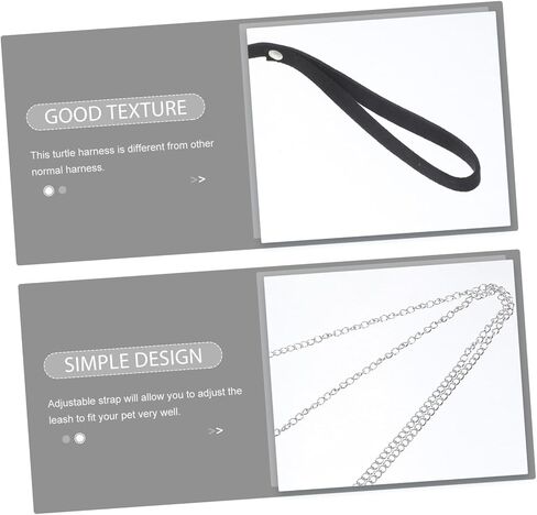 Galpada Turtle Leash Harness reptile Harness Leash للسلحفاة القابلة للتعديل حبل المشي تصميم الجناح لتصميم جذاب لإكسسوارات دبابات الزواحف s in Kuwait