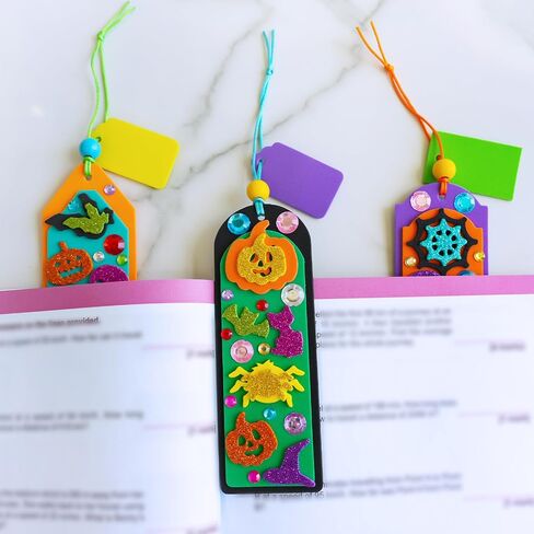 Winlyn 36 مجموعات هالوين مجموعات الحرفية الخريف الحرف DIY Halloween الإشارات المرجعية الزخارف الزخارف الفنون مجموعات Jack-O'-Lantern Ghost Foam ملصقات والحرف اليدوية للأطفال أنشطة الفصول الدراسية الحفلات الحفلات in Saudi Arabia