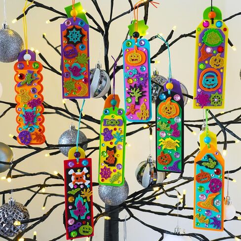 Winlyn 36 مجموعات هالوين مجموعات الحرفية الخريف الحرف DIY Halloween الإشارات المرجعية الزخارف الزخارف الفنون مجموعات Jack-O'-Lantern Ghost Foam ملصقات والحرف اليدوية للأطفال أنشطة الفصول الدراسية الحفلات الحفلات in Saudi Arabia
