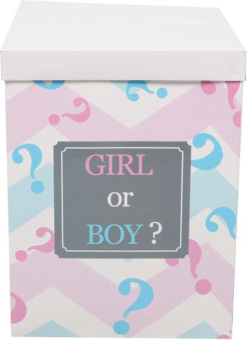 Gadpiparty Box بين الجنسين الكشف عن الأفكار بين الجنسين تكشف الزخارف بالون بوي أو فتاة بريق باقة حزمة عيد ميلاد ديكور كعكة بوي فتاة in Saudi Arabia