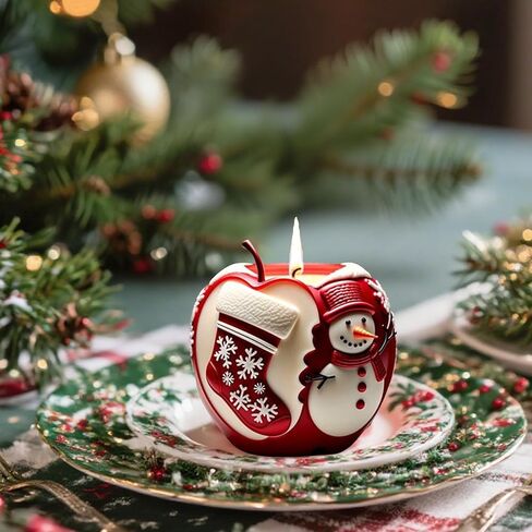WANDIC Christmas Colored Ball Silicone Mold, 1 Piece Cylindrical Candle Mould Crafts Casting Mold for Christmas Decoration Home Decor Crafts Gifts in Saudi Arabia