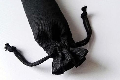 Black Protective Canvas Sleeve for Mahjong Racks and Pushers long draw string storage bag in Saudi Arabia