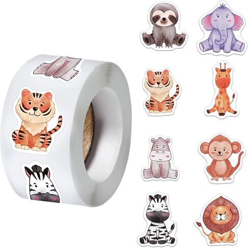 500 Pcs Bumble Bee Stickers, Cute Animal Stickers Reward Sticker Envelope Seals Bee Themed Decor Party Favors for Craft Laptop Water Bottle Skateboard in Saudi Arabia