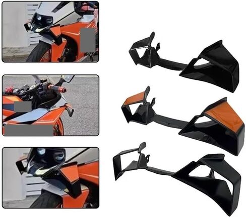 Motorcycle Winglet for RC390 2024 for RC16 2024 for RC8C 2024 2023 2022 Motorcycle Fairing Fixed Wind Wing Lower Shroud Front Wing Side Wind Spoiler in Saudi Arabia