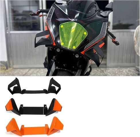 Motorcycle Winglet for RC390 2024 for RC16 2024 for RC8C 2024 2023 2022 Motorcycle Fairing Fixed Wind Wing Lower Shroud Front Wing Side Wind Spoiler in Saudi Arabia