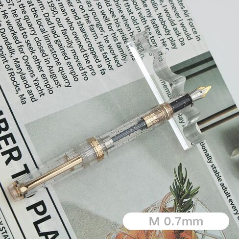 Jinhao 82 Fountain Pen - Material Material Pen Barrel ، Iridium Medium Nib مع محول الحبر على نحو سلس كتابة القلم الكلاسيكي تصميم أعماق البحر الأزرق (الذهب ، م) in Kuwait