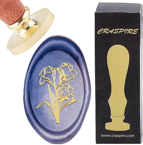 Craspire Key Wax Stamp Oval Wax Seal Seal Mirror رأس نحاسي قابل للإزالة مع مقبض خشبي ختم ختم شمع الختم لعيد الميلاد بدعوات DIY Scrapbooking DIY in Saudi Arabia