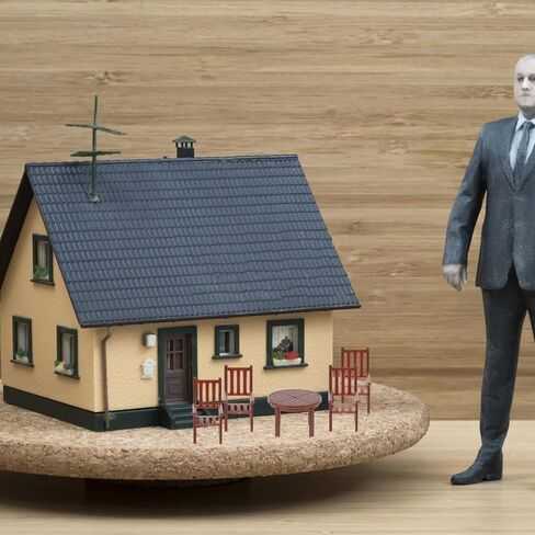 3 Sets Miniature Table and Chair Set, Plastic Furniture Model, 1.18 x 1.18 x 0.78 Inch, Dollhouse Accessories for Playhouse Decor in Saudi Arabia