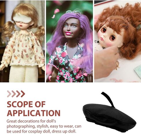 Vosarea الأنيقة Tiny Doll Hat قبعة مصغرة مصغرة للحرف للمنزل المصغرة دمية in Saudi Arabia