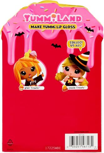 Yummiland x Halloween Lip Gloss Doll - Blair Treats Includes DIY Lip Gloss + Keychain, Cosmetic Play, Seasonal Halloween Collectible, Ages 4+ in Saudi Arabia