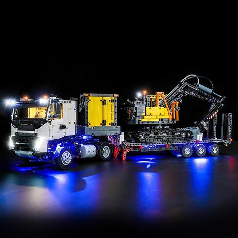LED Light Kit for Lego Volvo FMX Truck 42175 (No Models Only Light) Creative Lighting Set Accessories Compatible with Lego Volvo FMX Truck & EC230 Electric Excavator Set (Standard Version) in Saudi Arabia
