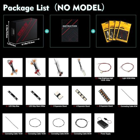 LED Light Kit for Lego Volvo FMX Truck 42175 (No Models Only Light) Creative Lighting Set Accessories Compatible with Lego Volvo FMX Truck & EC230 Electric Excavator Set (Standard Version) in Saudi Arabia