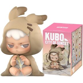 POP MART Kubo City of Sunset Series Blind Box Figures, Random Design Action Figures Collectible Toys Home Decorations, Holiday Birthday Gifts for Girls and Boys, Single Box in Kuwait