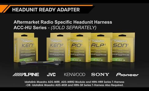 Idatalink Maestro Acc-HU-KEN2 سرج T للتوصيل والتشغيل لمجموعة مختارة من أجهزة الراديو Kenwood وJVC مع موصل 16 سنًا in Saudi Arabia