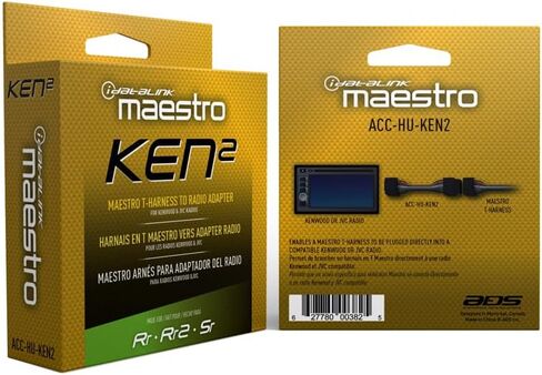 Idatalink Maestro Acc-HU-KEN2 سرج T للتوصيل والتشغيل لمجموعة مختارة من أجهزة الراديو Kenwood وJVC مع موصل 16 سنًا in Saudi Arabia