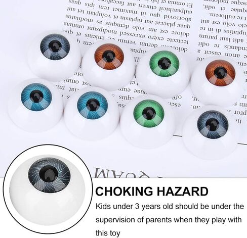 Homoyoyo 8Pcs Hollow Eyeball Halloween Eyeballs Plastic Scary s Halloween Horror Props s Scary s for Skull Costume DIY Crafts Party Favors in Saudi Arabia