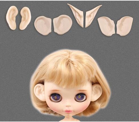 Replacement Ears for 1/6 Scale - Resin Set for DIY, Normal Ear in Saudi Arabia
