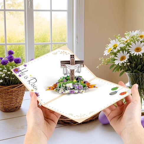 Magic Ants 3D Sheep Pop oup stap ، بطاقة دينية للتعميد ، الشركة الأولى ، التعميد ، استحمام الطفل مع اقتباس الكتاب المقدس والصلاة in Kuwait