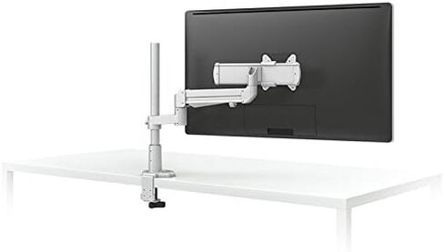 Evolve Series Single Monitor Arm ، طرف حركة واحد ، شريط منزلق ، أبيض: Esi ergo Evolve1-MS-WHT (ذراع شاشة واحدة) in Kuwait