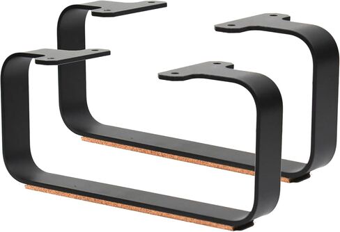 Steel Desk Shelf Base & Monitor Stand Legs - Multifunctional Monitor Stand Riser for Office Organization, Sturdy Construction, Durable Laptop Riser, Home Office Décor with Easy Assembly in Saudi Arabia