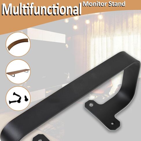 Steel Desk Shelf Base & Monitor Stand Legs - Multifunctional Monitor Stand Riser for Office Organization, Sturdy Construction, Durable Laptop Riser, Home Office Décor with Easy Assembly in Saudi Arabia