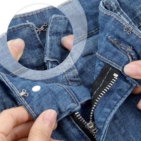 100pcs خطاف وإغلاق العين للملابس ، والسنانير البديلة لمشابك حمالة الصدر والعيون للخياطة ، خطاف حمالة الصدر لأحزمة إغلاق خطافات الخياطة للملابس - الفضة in Kuwait