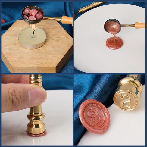 Craspire Pomegranate Wax Seal Seal Fruit Fruit Retro Sealing Wax Stamp 15mm قابلة للإزالة من النحاس النحاسي مع مقبض المعادن الخيزر in Saudi Arabia