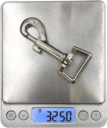 10 أجهزة كمبيوتر ثقيلة 2.95 "x0.98" مربع العين مربعة نيكل مطلي دوار السنانير السنانير بيري in Kuwait