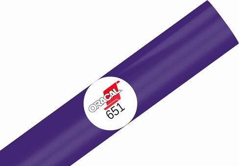 ORACAL 651 Glossy Permanent Vinyl 12 Inch x 10 Feet - Purple in Saudi Arabia