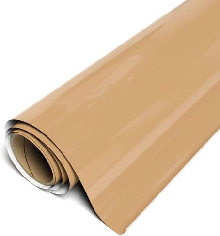 Siser EasyPSV Starling by Avery Dennison 12"x1yd (Camel) - Permanent Adhesive Vinyl, Dishwasher Safe, for Indoor & Outdoor Applications - for Use with Siser, Cricut & Silhouette Cutters in Saudi Arabia
