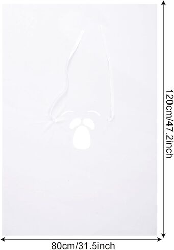 Halloween Ghost Dog Costume for Dogs Cats Pets Halloween Party, 5 Holes, 31.5 x 47.2 Inch in Saudi Arabia