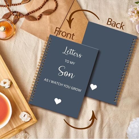 Letters To My Little Boy Notebook Journal, Mom Son Journal, Pregnancy Mothers Day Notebooks Gifts for New Mom Women, Baby Boy Shower Gift, Baby Journals for First Time Moms, 6x8.2In in Kuwait