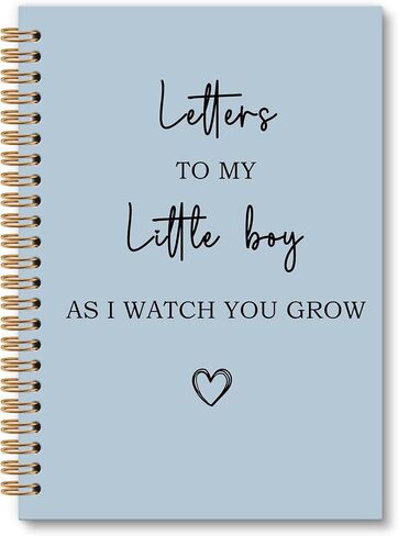 Letters To My Little Boy Notebook Journal, Mom Son Journal, Pregnancy Mothers Day Notebooks Gifts for New Mom Women, Baby Boy Shower Gift, Baby Journals for First Time Moms, 6x8.2In in Kuwait