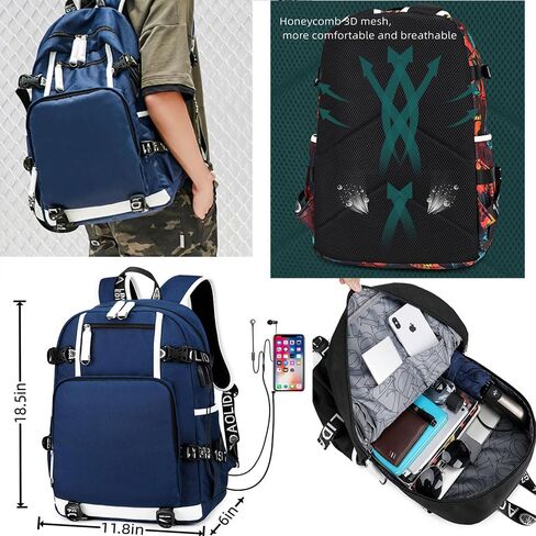 No. 30 Basketball Player Star Multifunctional Backpacks Sports Fan Bookbag Travel Student Backpack (W2) in Kuwait