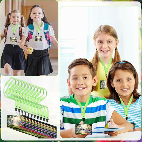 VBS 2025 Name Tags with Activity Rope Christian Bible Name Badges for Church Summer Camp School Supplies, 24 Pcs in Saudi Arabia