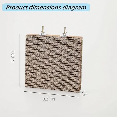 2pcs ألعاب الطيور لـ Cage - تمزيق وعلع منصة جثم ، ألعاب مضغ من الورق المقوى الآمن للببغاوات ، cockatiels ، conurs ، الببغاوات | مرفق القفص | إكسسوارات قفص الطيور in Kuwait