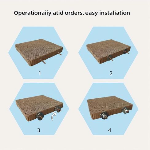 2pcs ألعاب الطيور لـ Cage - تمزيق وعلع منصة جثم ، ألعاب مضغ من الورق المقوى الآمن للببغاوات ، cockatiels ، conurs ، الببغاوات | مرفق القفص | إكسسوارات قفص الطيور in Kuwait